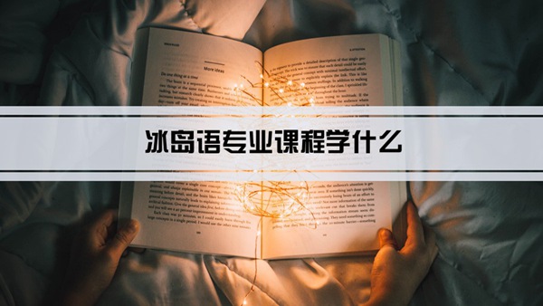 冰岛语专业课程学什么(毕业后做什么工作)