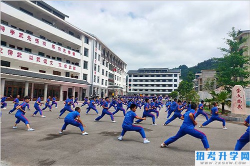 桑植县民族文武职业学校活动